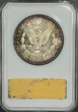 Load image into Gallery viewer, 1879-S $1 Morgan Dollar NGC MS65 Excellent Purple, Blue & Green Rim Toning Fatty