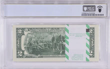 Load image into Gallery viewer, 2017A $2 SOLID/FILLED ERROR 🌟 STAR🌟 NOTE PACK OF 100 CONSECUTIVE PCGS 66 RARE!