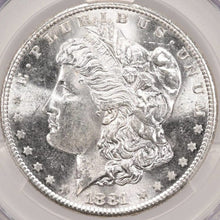 Load image into Gallery viewer, 1881-S $1 Morgan Dollar CACG MS65 -- Wonderful Blast White Cartwheel Luster Gem