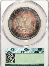 Load image into Gallery viewer, 1880-O $1 Morgan Dollar CACG MS63 -- Attractive Russet, Blue & Green Toning