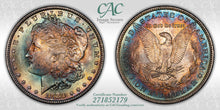 Load image into Gallery viewer, 1880-O $1 Morgan Dollar CACG MS63 -- Attractive Russet, Blue & Green Toning