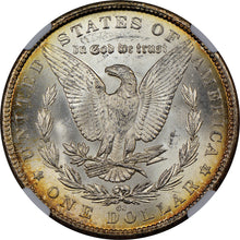 Load image into Gallery viewer, 1884-CC $1 Morgan NGC MS65+ CAC -- Frosty White w/ Light Gold Peripheral Toning