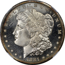 Load image into Gallery viewer, 1881-S $1 Morgan Dollar NGC MS65 DPL Intense Deep Mirrors w/ Frosty White Cameo