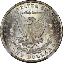 Load image into Gallery viewer, 1884-CC $1 Morgan Dollar NGC MS65+ -- Remarkable Bright Golden Orange Toned Gem