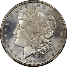 Load image into Gallery viewer, 1880-S $1 Morgan Dollar NGC MS67 -- Stunning Blast White & Flashy Lustrous Gem
