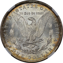 Load image into Gallery viewer, 1882-P $1 Morgan Dollar NGC MS65 Lustrous Bright Gem w/ Gold Peripheral Toning