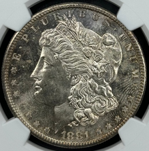 Load image into Gallery viewer, 1881-S $1 Morgan Dollar NGC MS65 -- Lustrous Clean Cheek & Great Strike!