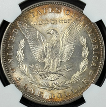 Load image into Gallery viewer, 1898-P $1 Morgan Dollar NGC MS65 Blast White w/ Golden Orange Peripheral Toning
