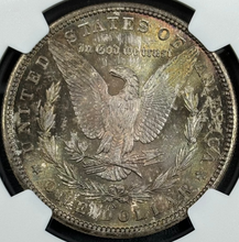 Load image into Gallery viewer, 1881-S $1 Morgan Dollar NGC MS66+ -- Blast White Gem w/ Incredible Toned Reverse