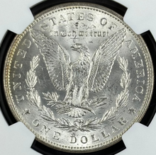 Load image into Gallery viewer, 1883-P $1 Morgan NGC MS65 -- Blast White Gem w/ Light Golden Peripheral Toning