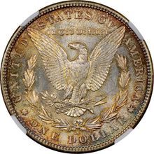 Load image into Gallery viewer, 1881-S $1 Morgan Dollar NGC MS66 Breathtaking Gem w/ Russet, Blue & Green Toning