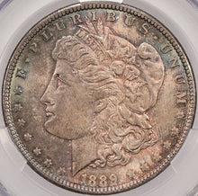 Load image into Gallery viewer, 1889-P $1 Morgan Dollar CACG MS65 -- Astonishing Russet & Sea Green Toned Gem
