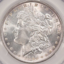 Load image into Gallery viewer, 1886-P $1 Morgan Dollar CACG MS65 - Blast White w/ Very Subtle Peripheral Toning