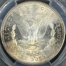 Load image into Gallery viewer, 1882-S $1 Morgan PCGS MS65 -- Beautiful Gem w/ Light Golden Peripheral Toning