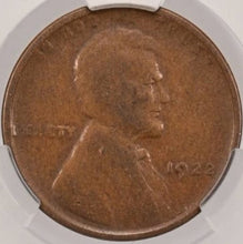 Load image into Gallery viewer, 1922 No D Lincoln Wheat Cent CACG VF30 Strong Reverse - Nice Even Rich Brown