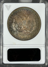 Load image into Gallery viewer, 1884-O $1 Morgan Dollar VAM-32 ANACS MS65 Fabulous Blue, Green & Russet Soapbox