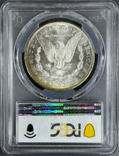 Load image into Gallery viewer, 1881-S $1 Morgan Dollar PCGS MS64+ - Breathtaking Bright Lustrous Rainbow Toned