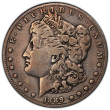 Load image into Gallery viewer, 1889-CC $1 Morgan Dollar PCGS Fine Detail -- Key Date! Very Nice Coin