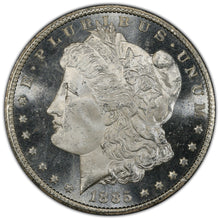 Load image into Gallery viewer, 1885-P $1 Morgan Dollar PCGS MS65 DMPL -- Flashy Deep Mirror Gem - Frosty Cameo