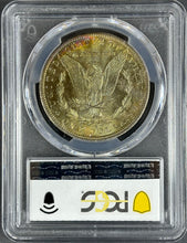 Load image into Gallery viewer, 1882-S $1 Morgan Dollar PCGS MS67 Vivid Blue, Green, Yellow & Russet Rev. Toning