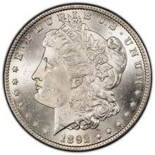 Load image into Gallery viewer, 1892-CC $1 Morgan Dollar PCGS MS65 -- Wonderful Frosty Blast White Lustrous Gem