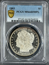 Load image into Gallery viewer, 1883-P $1 Morgan Dollar PCGS MS64 DMPL - Incredible Deep Mirrors w/ Frosty Cameo