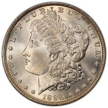 Load image into Gallery viewer, 1896-P $1 Morgan Dollar PCGS MS67 - Remarkable Lustrous Blast White Well Struck!