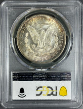 Load image into Gallery viewer, 1891-CC $1 Morgan Dollar PCGS MS64 -- Fantastic Orange & Blue Peripheral Toning