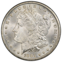 Load image into Gallery viewer, 1881-CC $1 Morgan Dollar PCGS MS66 Astonishing Bright White Gem w/ Great Strike!