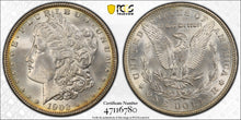 Load image into Gallery viewer, 1902-P $1 Morgan Dollar PCGS MS66 Wonderful Gem w/ Light Gold Peripheral Toning