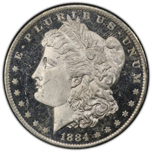Load image into Gallery viewer, 1884-O $1 Morgan Dollar PCGS MS64 DMPL Blast White Frosty Cameo Deep Mirrors