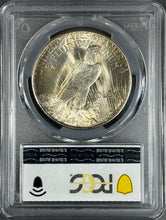 Load image into Gallery viewer, 1928-S $1 Peace Dollar PCGS MS64 -- Lustrous w/ Minor Gold Peripheral Toning