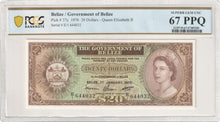 Load image into Gallery viewer, Belize 1976 $20 P37c PCGS Superb Gem Uncirculated 67 PPQ - Beautiful High Grade