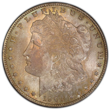 Load image into Gallery viewer, 1901-O $1 Morgan Dollar PCGS MS66+ -- Fantastic Bright Orange & Gold Toned Gem
