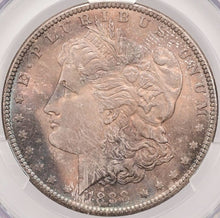Load image into Gallery viewer, 1888-P $1 Morgan Dollar CACG MS65 -- Marvelous Russet & Vivid Blue Toned Gem
