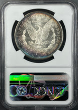 Load image into Gallery viewer, 1881-S $1 Morgan Dollar NGC MS67+ CAC -- Lustrous Yellow, Green & Blue Toned Gem