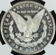 Load image into Gallery viewer, 1884-CC $1 Morgan NGC MS66 DMPL Phenomenal Frosty Deep Mirror Black & White Gem