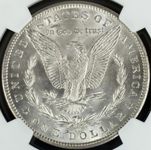 Load image into Gallery viewer, 1884-CC $1 Morgan Dollar NGC MS66 -- Beautiful Gold, Blue & Russet Toning