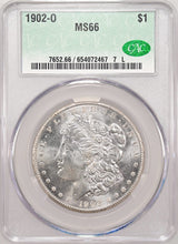 Load image into Gallery viewer, 1902-O $1 Morgan Dollar CACG MS66 -- Extraordinary Lustrous Blast White Gem