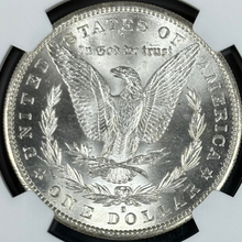 Load image into Gallery viewer, 1889-S $1 Morgan Dollar NGC MS65 -- Lustrous Bright White Gem w/ Nice Strike!