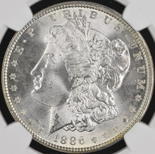 Load image into Gallery viewer, 1886-P $1 Morgan Dollar PCGS MS67 White Gem w/ Attractive Rev. Peripheral Toning