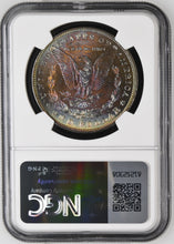 Load image into Gallery viewer, 1886-P $1 Morgan NGC MS65 Star ๐- Outrageous Fiery Orange, Russet & Blue Toning