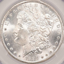 Load image into Gallery viewer, 1881-CC $1 Morgan Dollar CACG MS65 -- Blast White Frosty Gem w/ Great Strike!