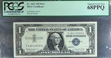 Load image into Gallery viewer, 1957B $1 Silver Certificate Fr#1621 -- PCGS 68 Superb Gem New PPQ