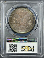 Load image into Gallery viewer, 1883-P $1 Morgan Dollar PCGS MS65 - Beautiful Orange, Sea Green & Blue Toned Gem