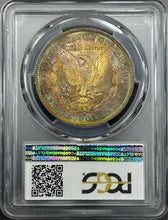 Load image into Gallery viewer, 1881-O $1 Morgan Dollar PCGS MS65 -- Stunning Orange, Yellow and Green Toned Gem