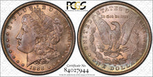 Load image into Gallery viewer, 1888-O $1 Morgan Dollar PCGS MS66 -- Attractive Sea Green And Golden Toned Gem