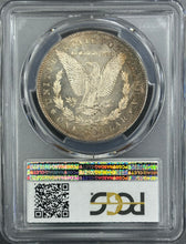 Load image into Gallery viewer, 1878-S $1 Morgan Dollar PCGS MS65 -- Spectacular Lustrous Peripheral Toning Gem