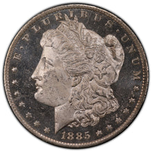 Load image into Gallery viewer, 1885-O $1 Morgan Dollar PCGS MS65 DMPL Frosty Deep Mirror Cameo Blast White Gem