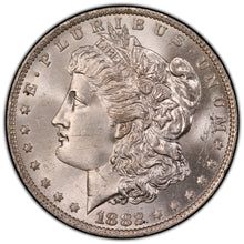 Load image into Gallery viewer, 1882-O $1 Morgan Dollar PCGS MS65 -- Phenomenal Blast White Lustrous Gem